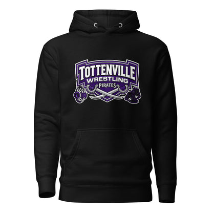 Performance | Hoodie | Tottenville wrestling club | Vanguard Logo