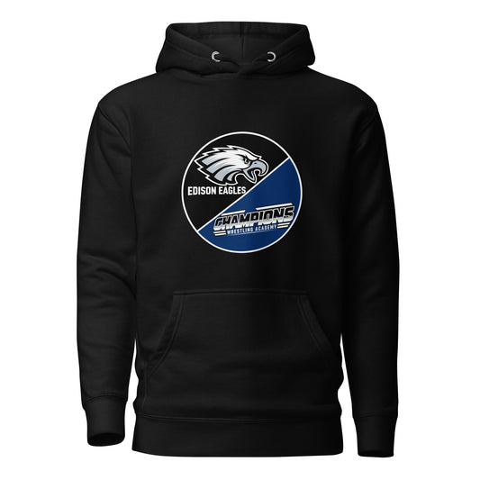 Performance | Hoodie | Edison Eagles/CWA Wrestling | Badge Logo