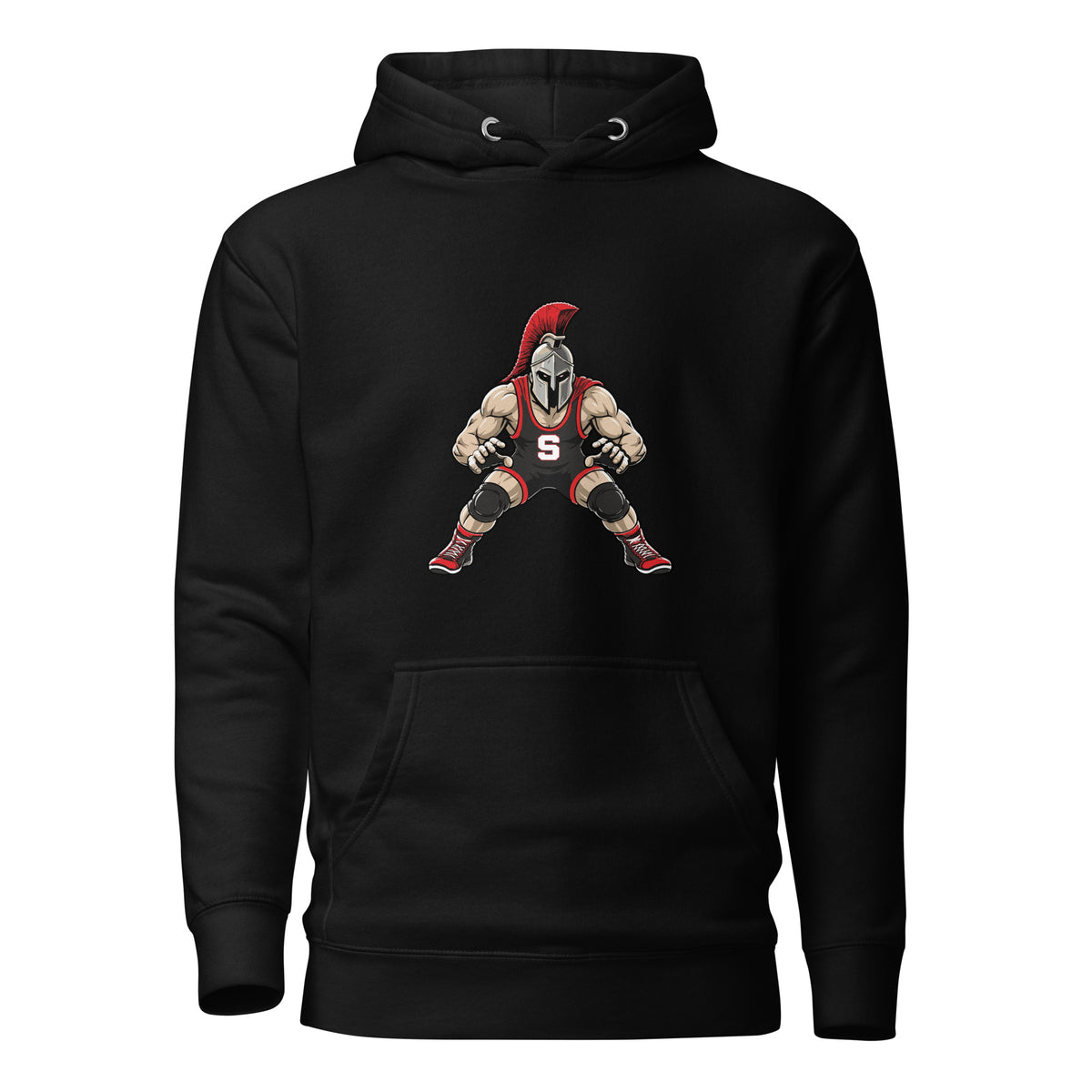 Performance | Hoodie | Spartan Wrestling Club | Mascot Logo