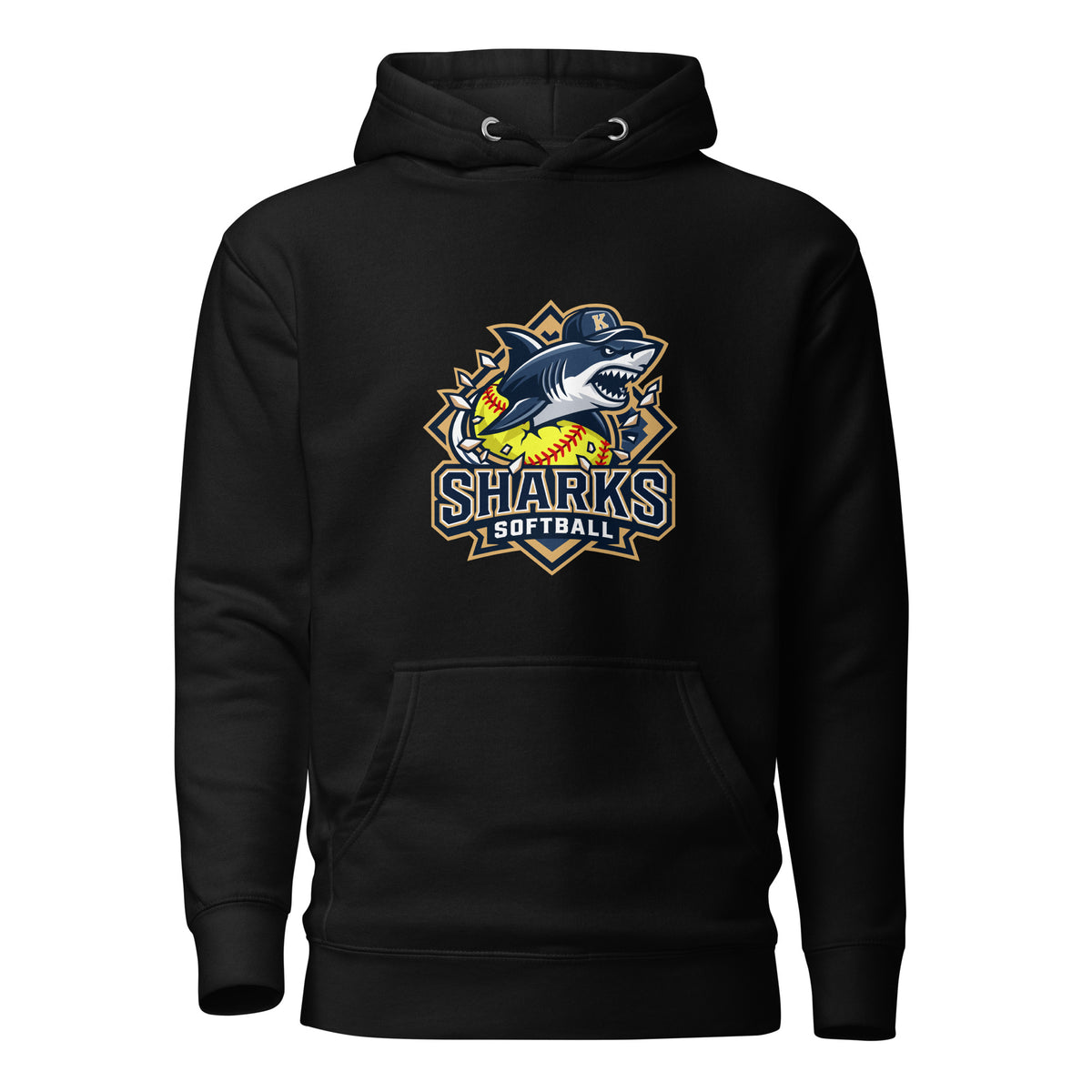 Performance | Hoodie | Sharks Diamond Sports | Crest Logo