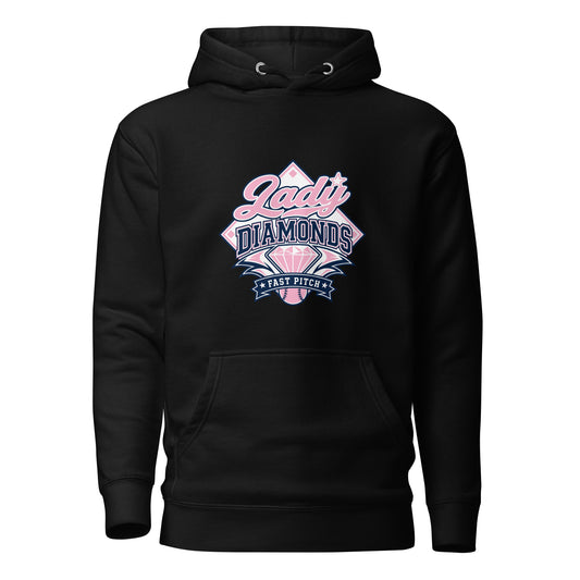 Performance | Hoodie | Lady Diamonds | Emblem Logo