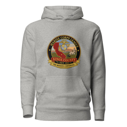 Performance | Hoodie | Marine Corps League kings County Det 455 | Shield Logo