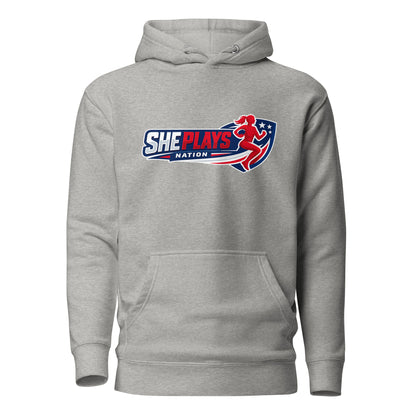 Performance | Hoodie | She Plays Nation | Crest Logo