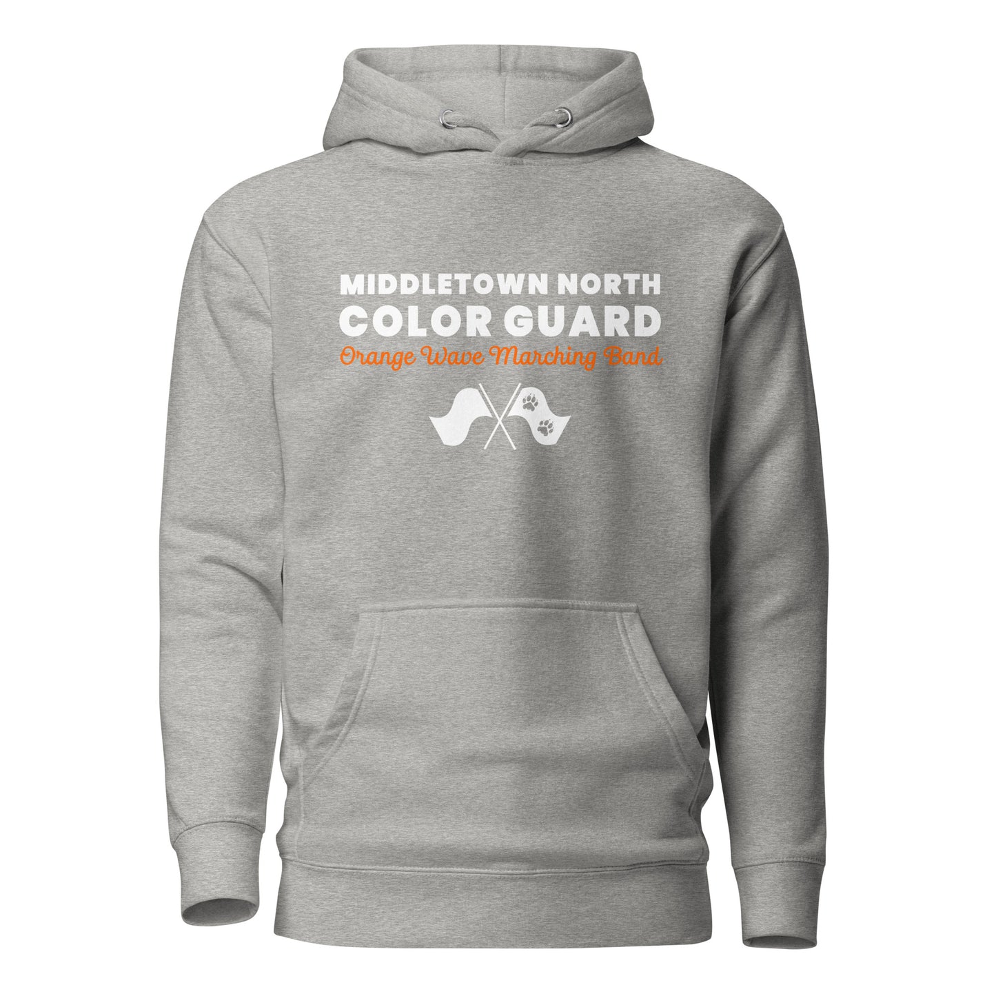 Performance | Hoodie | Orange Wave Marching Band | Modern Script Logo