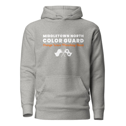 Performance | Hoodie | Orange Wave Marching Band | Modern Script Logo