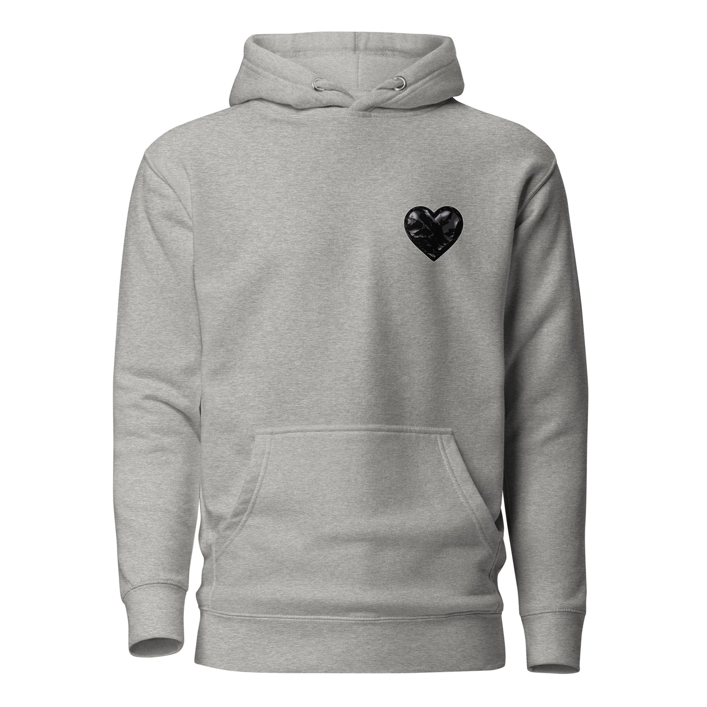 Performance | Hoodie | Obsidian Heartbeat | Heart Crest Logo