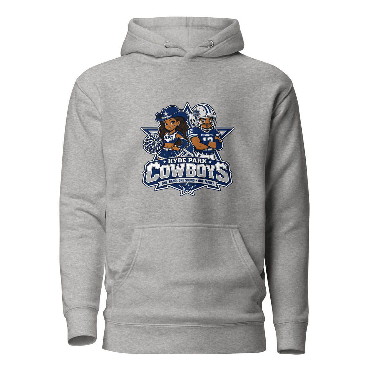 Performance | Hoodie | Hyde Park Cowboys | Vanguard Logo