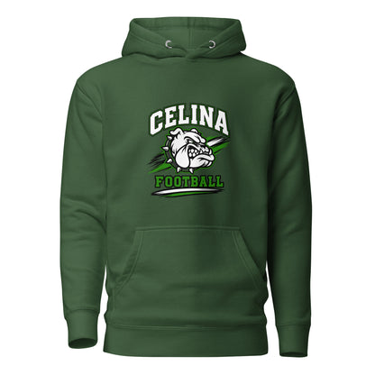 Performance | Hoodie | Celina Black Football | Emblem Logo