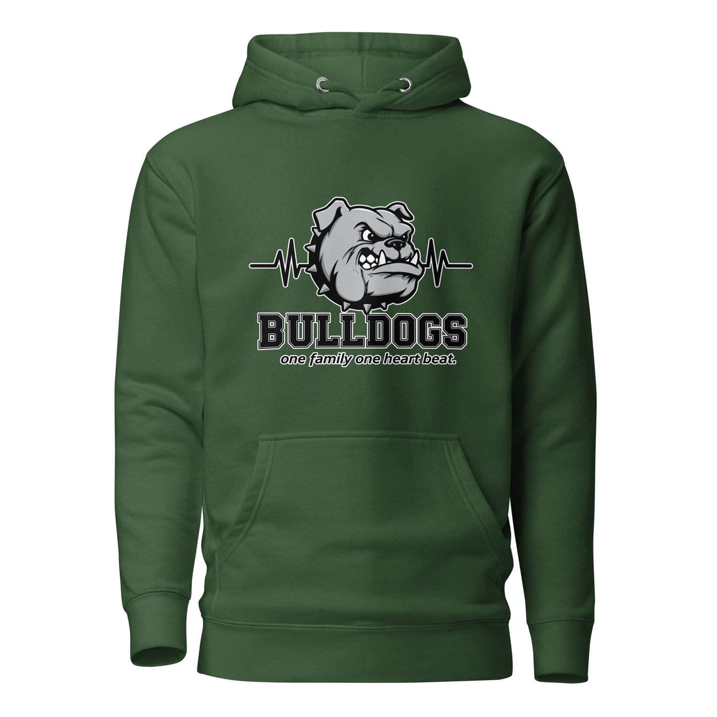 Performance | Hoodie | Celina Recreational Football Black | Bulldogs Crest Logo