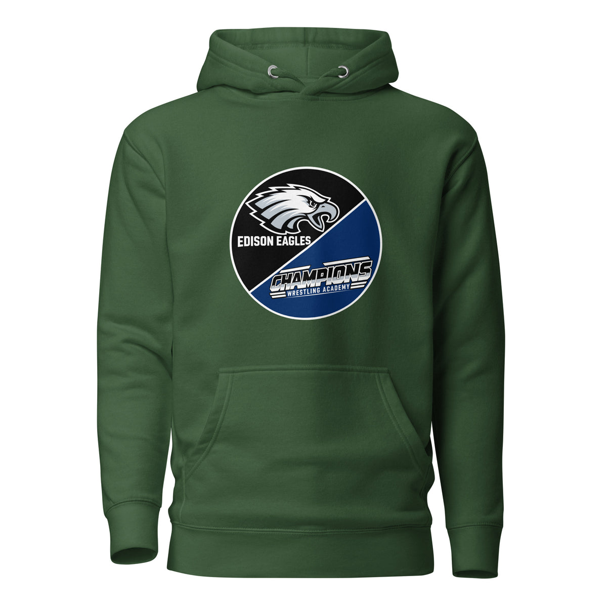 Performance | Hoodie | Edison Eagles/CWA Wrestling | Badge Logo