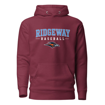 Performance | Hoodie | Ridgeway High School Baseball | Athletics Logo