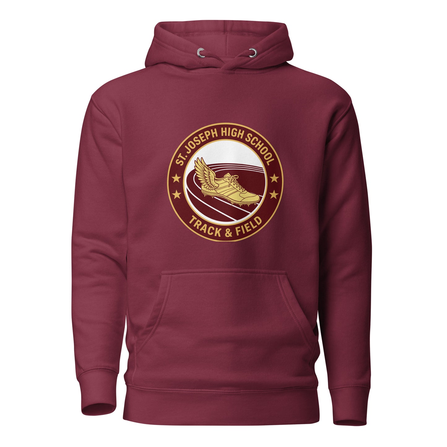 Performance | Hoodie | St. Joseph High School - Track & Field | Badge Logo