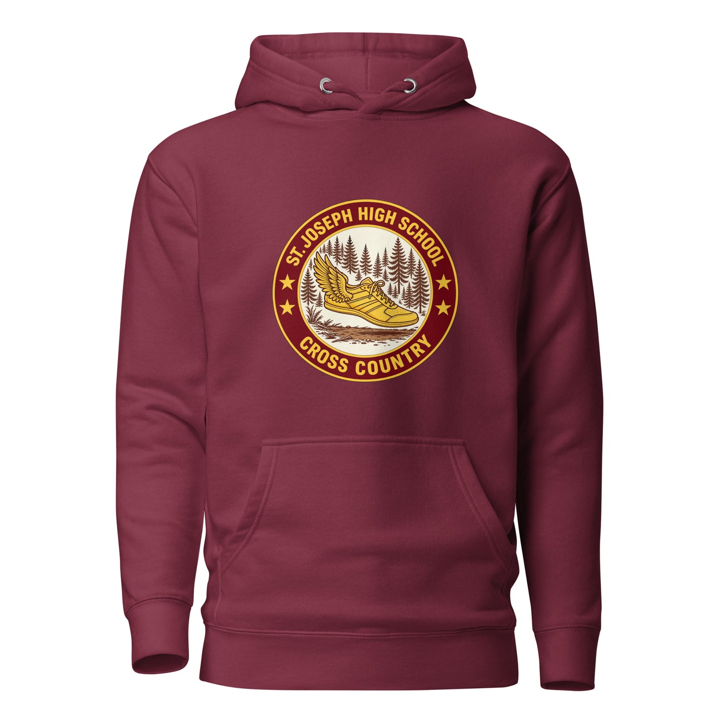 Performance | Hoodie | St. Joseph High School - Cross Country | Badge Logo