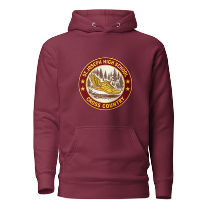 Performance | Hoodie | St. Joseph High School - Cross Country | Badge Logo