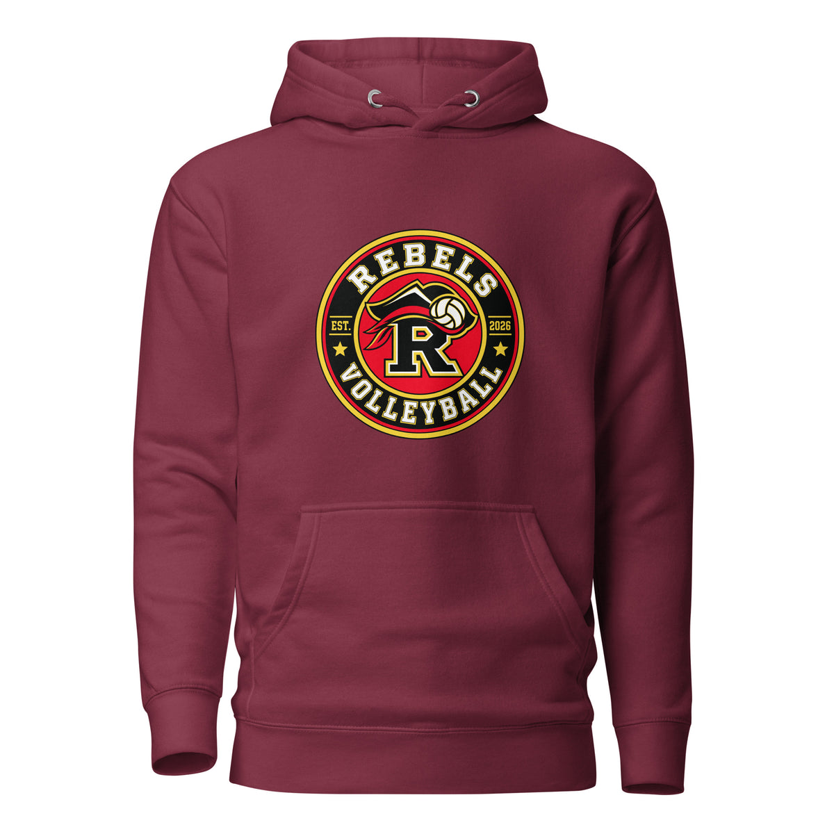 Performance | Hoodie | Rebels Volleyball Club | Badge Logo