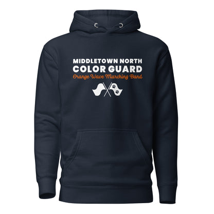Performance | Hoodie | Orange Wave Marching Band | Modern Script Logo