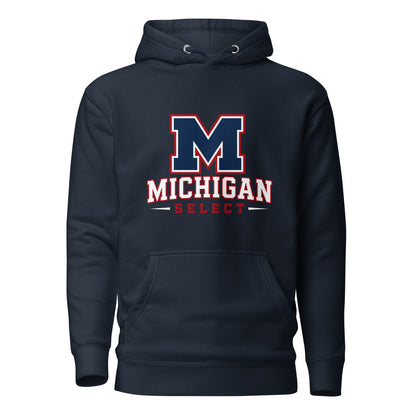 Performance | Hoodie | Michigan Select Baseball | Emblem Logo