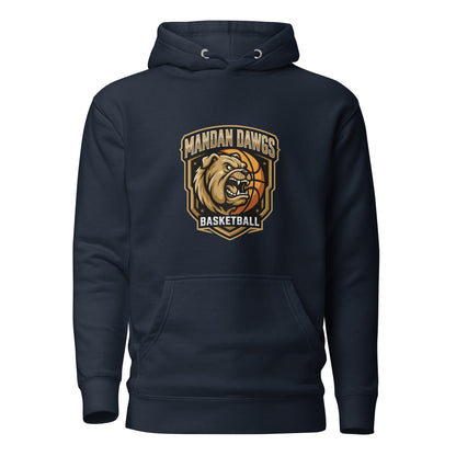 Performance | Hoodie | Mandan Dawgs Basketball | Shield Logo