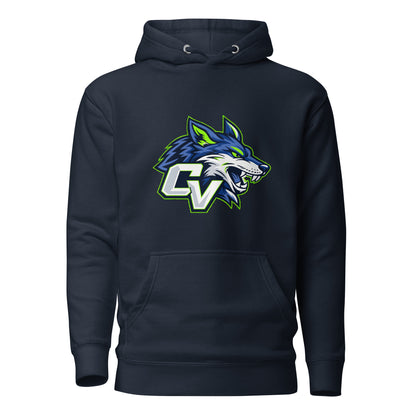 Performance | Hoodie | Cumberland Valley Coyotes Football | Crest Logo