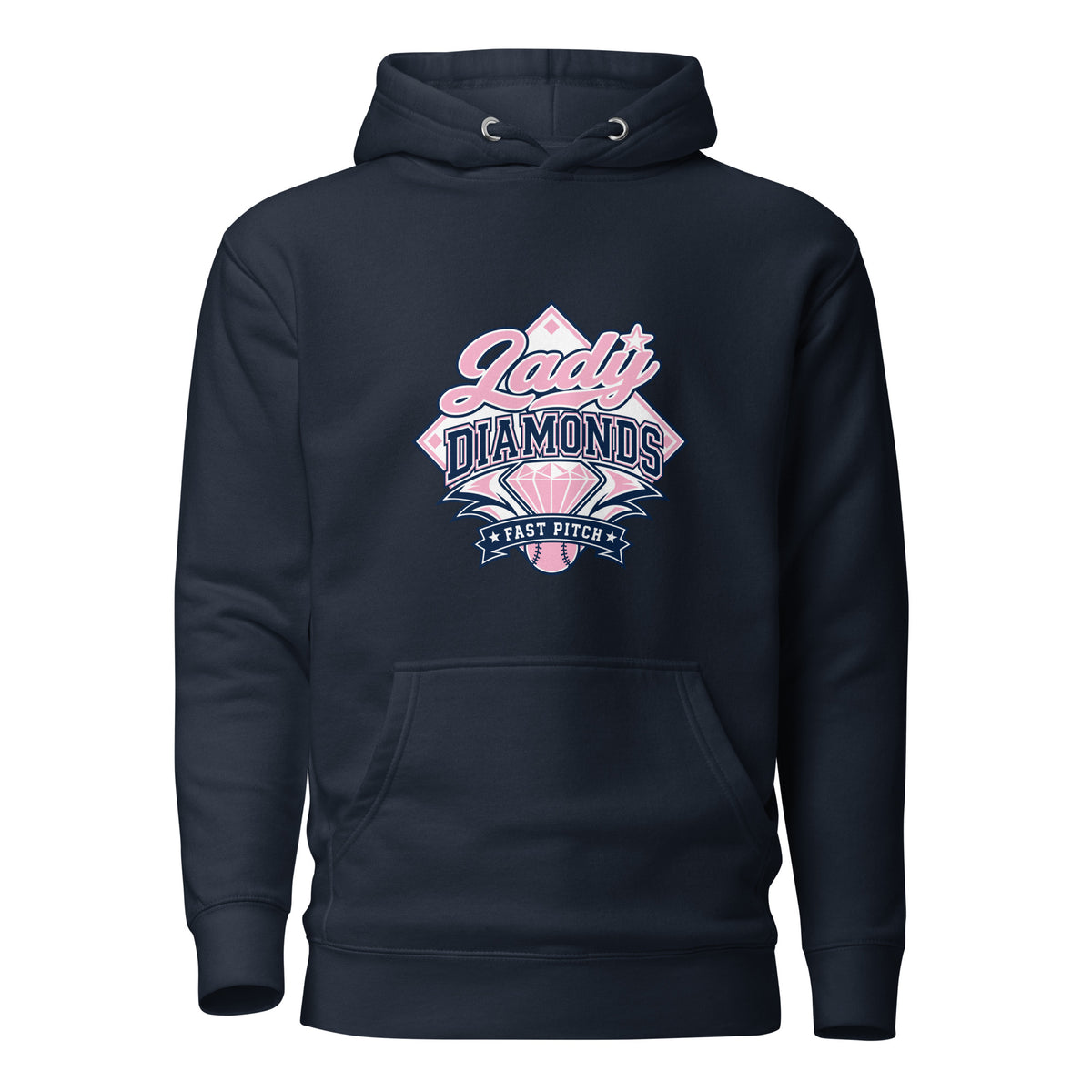 Performance | Hoodie | Lady Diamonds | Emblem Logo