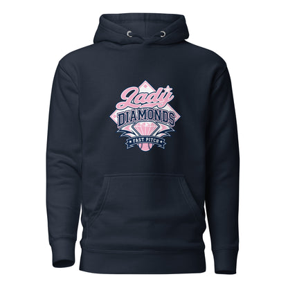 Performance | Hoodie | Lady Diamonds | Emblem Logo