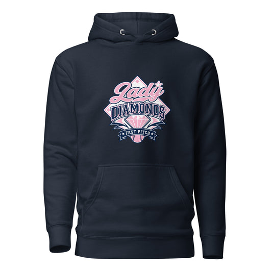Performance | Hoodie | Lady Diamonds | Emblem Logo