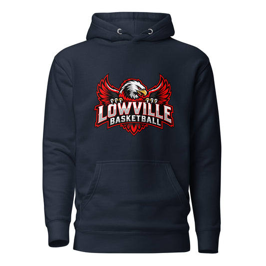 Performance | Hoodie | Lowville Girls Basketball | Emblem Logo