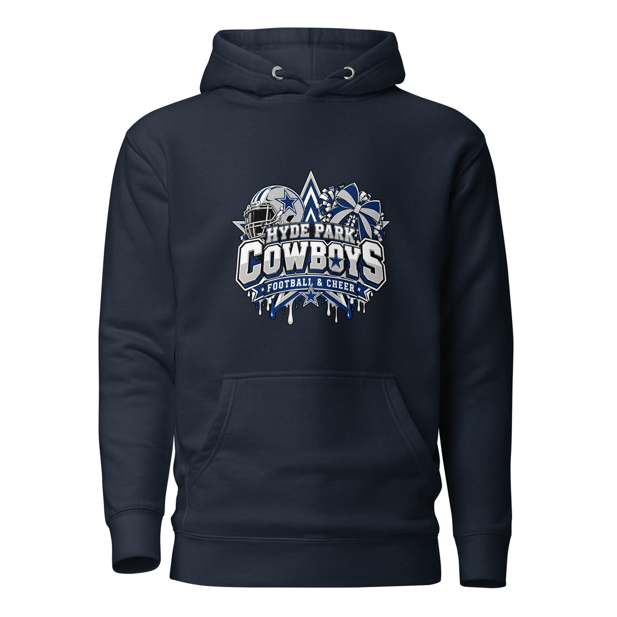 Performance | Hoodie | Hyde Park Cowboys | Crest Logo