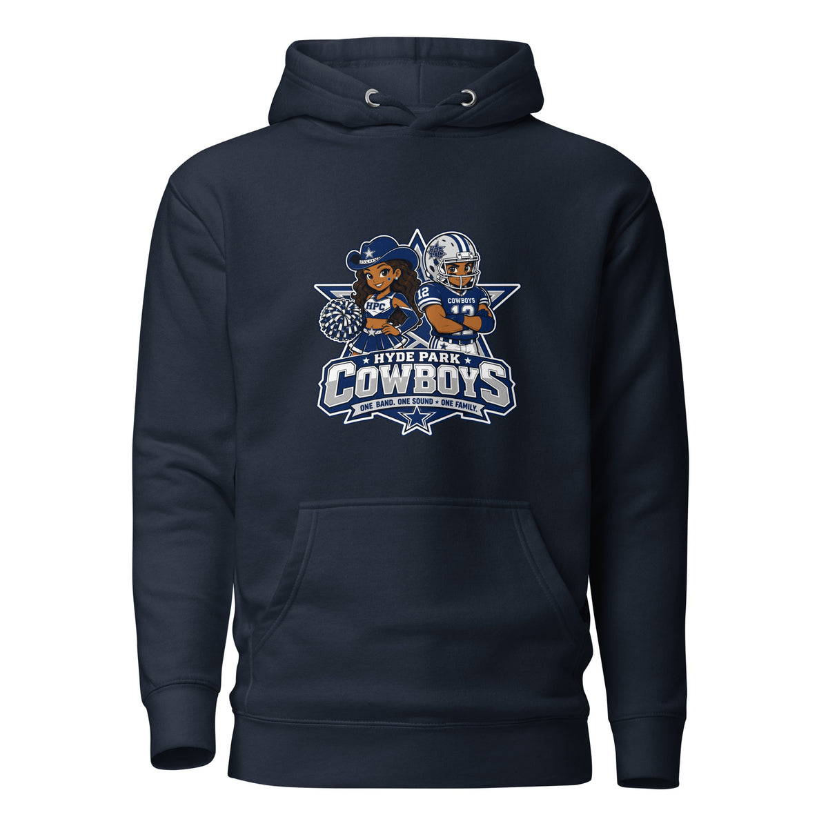 Performance | Hoodie | Hyde Park Cowboys | Vanguard Logo