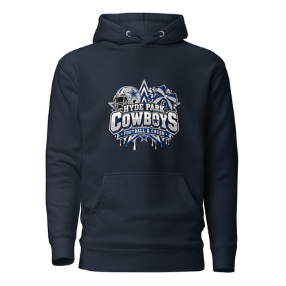 Performance | Hoodie | Hyde Park Cowboys | Crest Logo