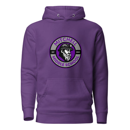 Performance | Hoodie | Mitchell Middle School Softball | Badge Logo