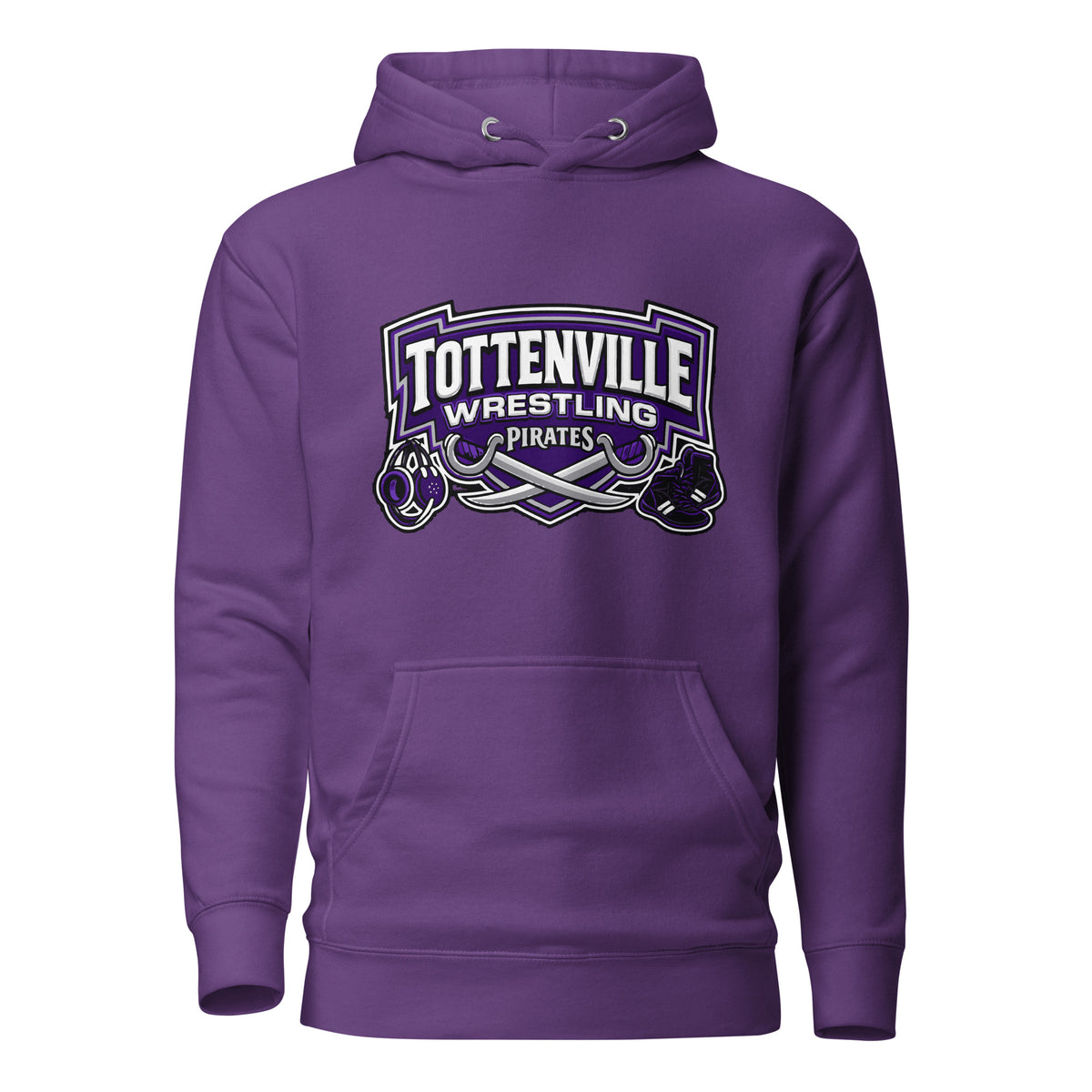 Performance | Hoodie | Tottenville wrestling club | Vanguard Logo