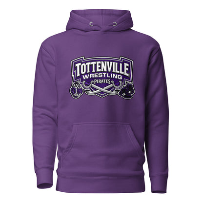 Performance | Hoodie | Tottenville wrestling club | Vanguard Logo