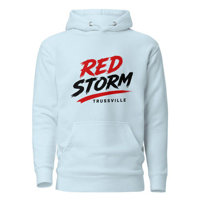 Performance | Hoodie | Red Storm | Modern Script Logo