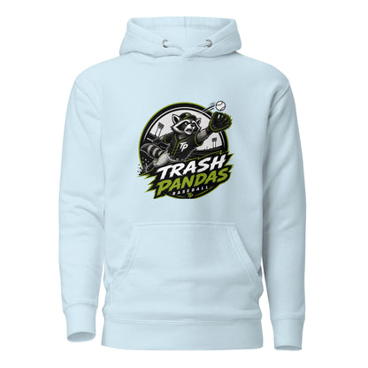 Performance | Hoodie | Trash Pandas Baseball Organization | Emblem Logo