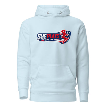 Performance | Hoodie | She Plays Nation | Crest Logo