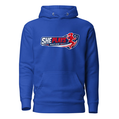 Performance | Hoodie | She Plays Nation | Crest Logo