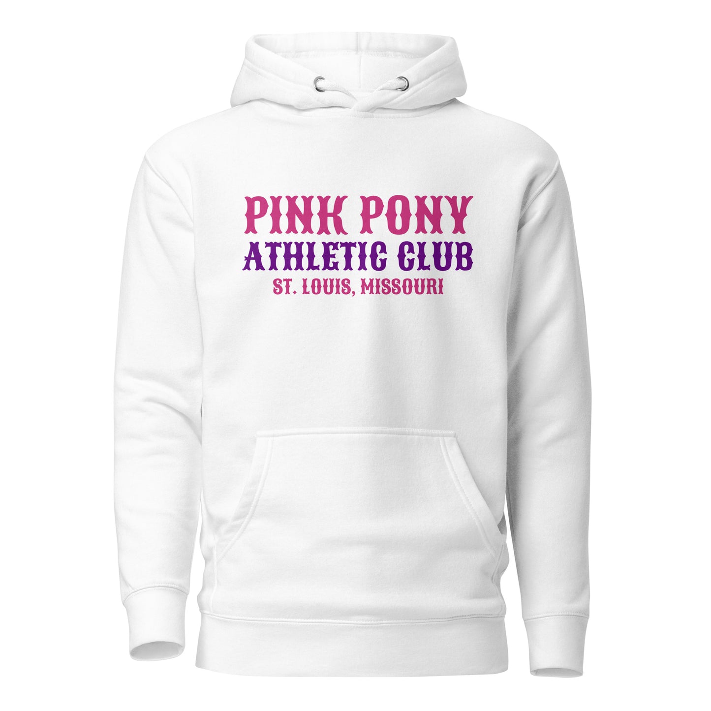Performance | Hoodie | Pink Pony Athletic Club | Athletic Wordmark Logo