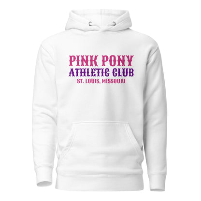 Performance | Hoodie | Pink Pony Athletic Club | Athletic Wordmark Logo