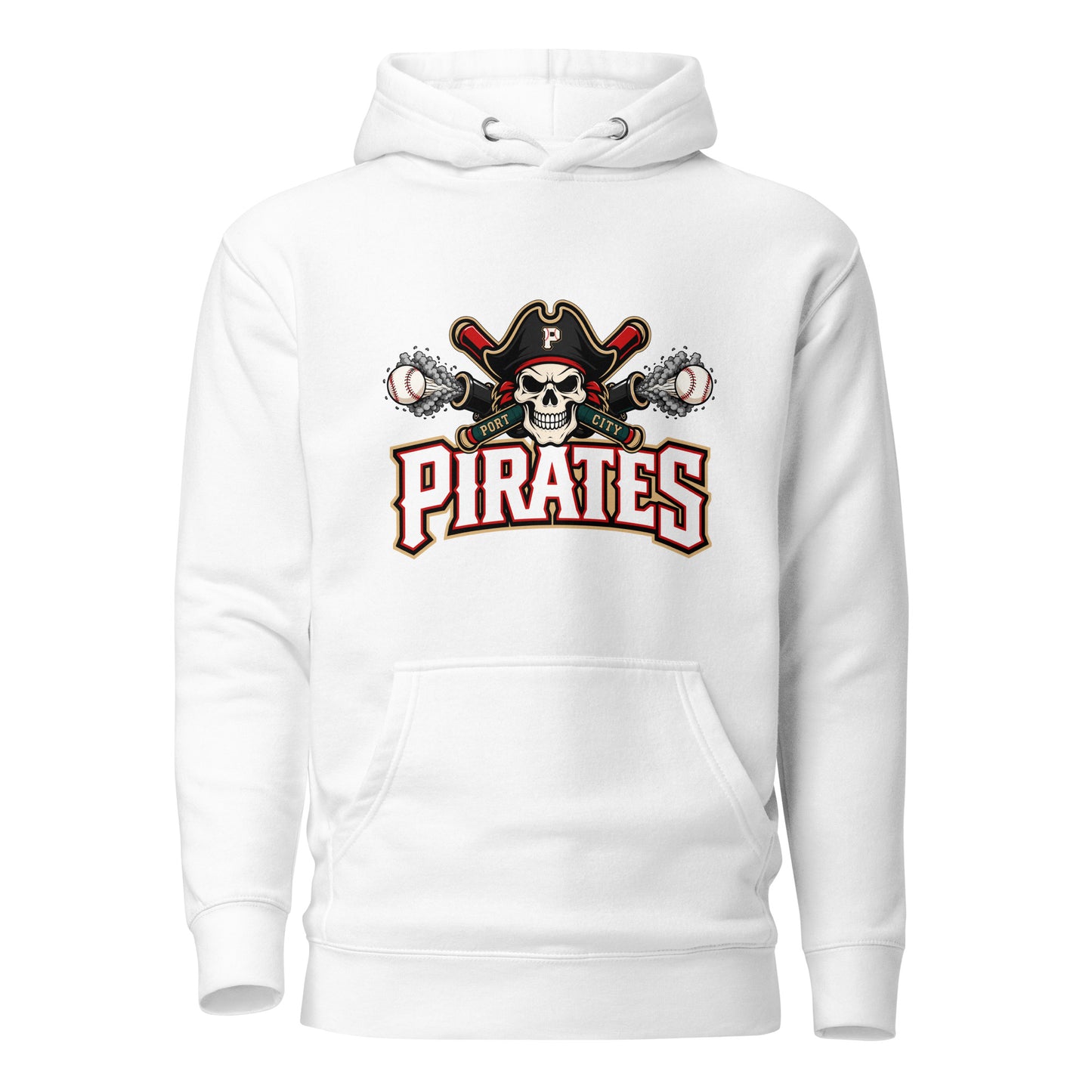 Performance | Hoodie | Port City Pirates | Cannonball Portside Logo