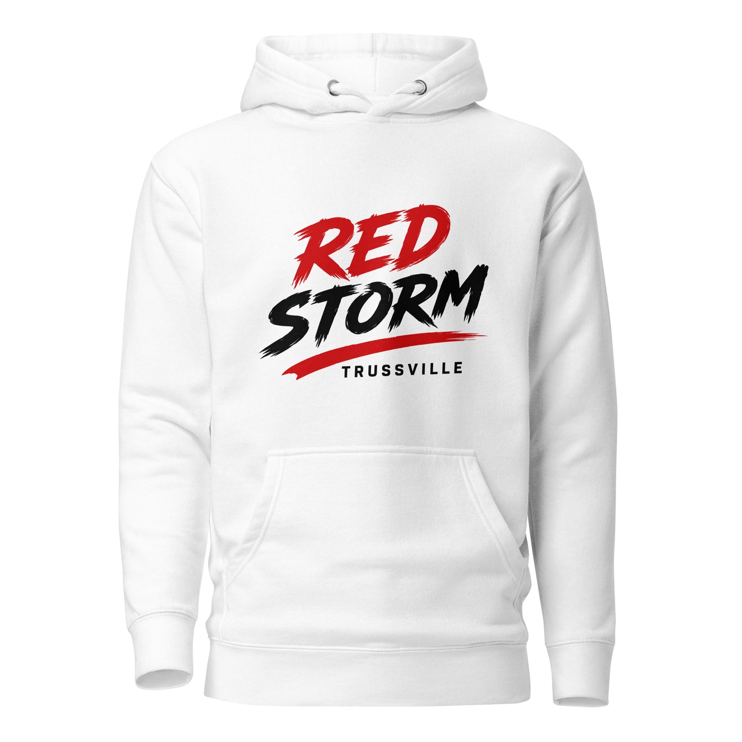 Performance | Hoodie | Red Storm | Modern Script Logo