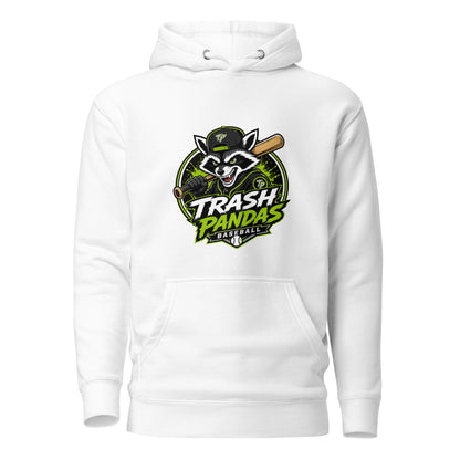 Performance | Hoodie | Trash Pandas Baseball Organization | Mascot Logo