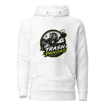 Performance | Hoodie | Trash Pandas Baseball Organization | Emblem Logo