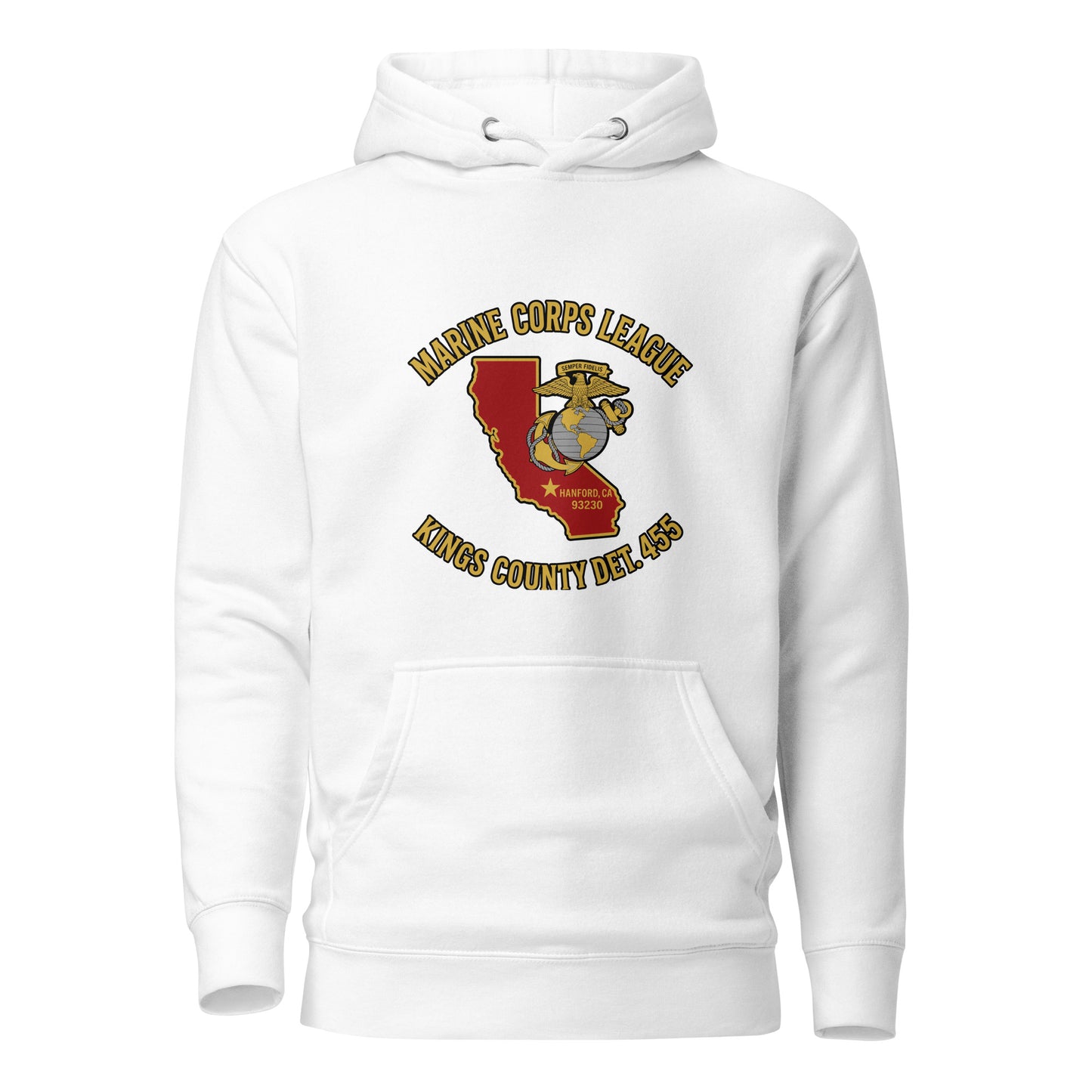 Performance | Hoodie | Marine Corps League kings County Det 455 | Crest Logo