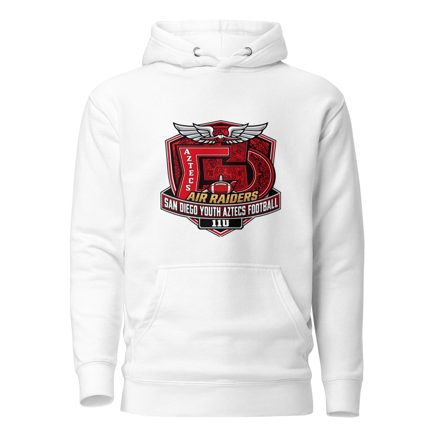 Performance | Hoodie | San Diego Youth Aztecs Football 11u Air Raiders | Shield Logo