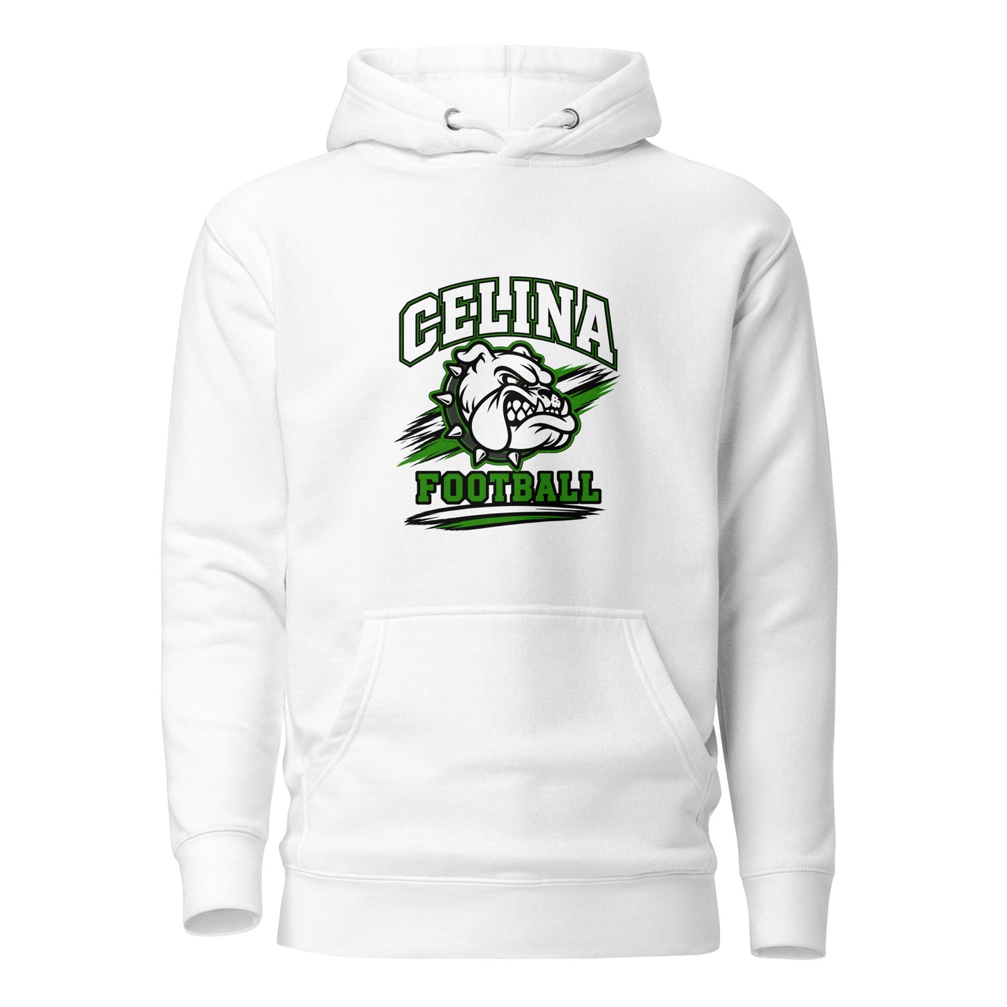 Performance | Hoodie | Celina Black Football | Emblem Logo