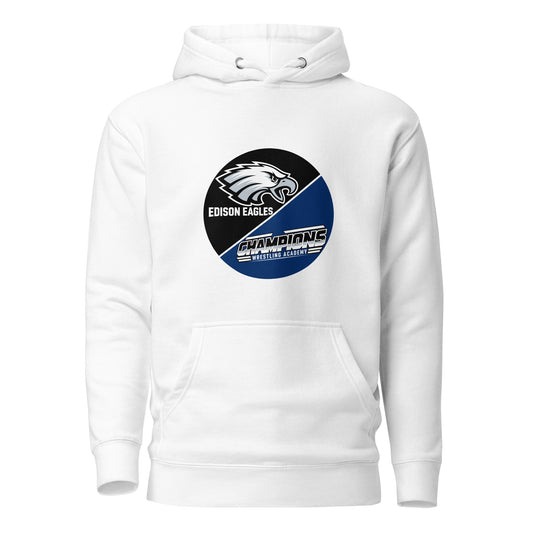 Performance | Hoodie | Edison Eagles/CWA Wrestling | Badge Logo
