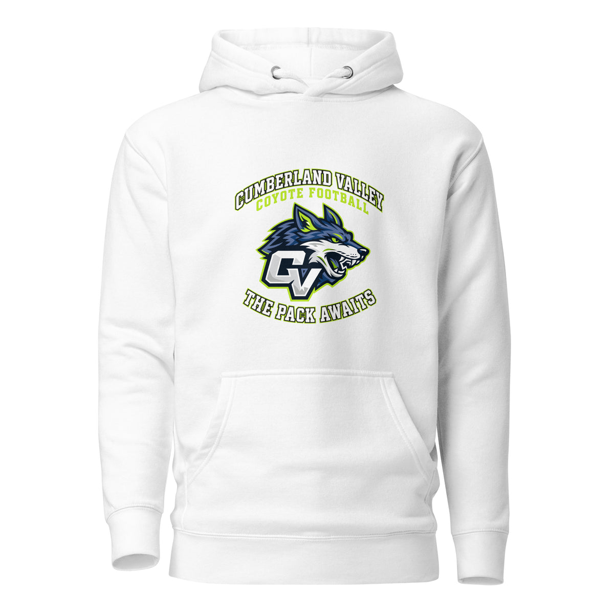 Performance | Hoodie | Cumberland Valley Coyotes Football | Emblem Logo