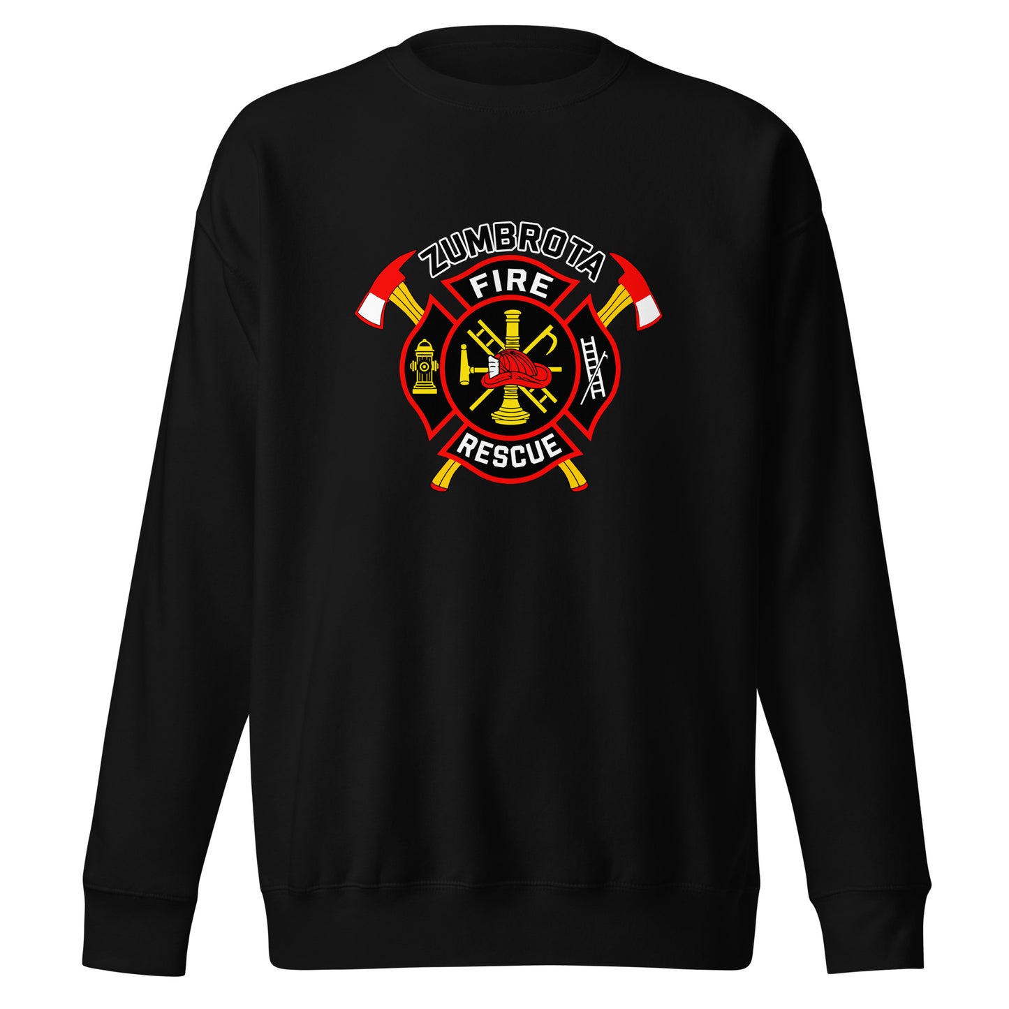 Performance | Crewneck | Zumbrota Fire Department | Vanguard Logo