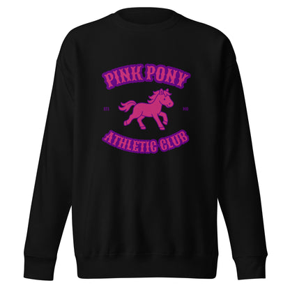 Performance | Crewneck | Pink Pony Athletic Club | Crest Logo